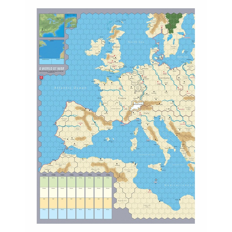 A World at War: Mounted Map Set