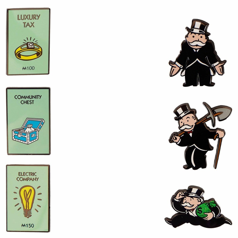 Hasbro Monopoly 90th Anniversary Mystery Pin (One Pin)