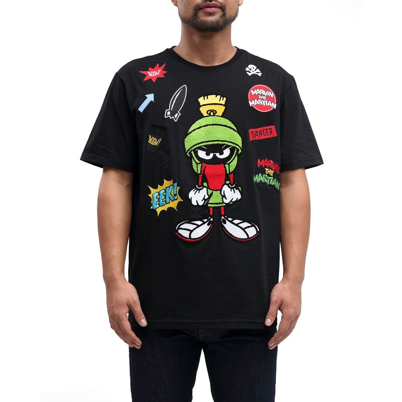 Marvin the Martian Collage Tee, Black