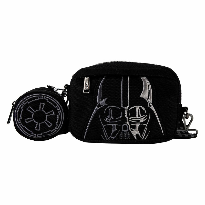 Star Wars Darth Vader Canvas Sling Crossbody Bag with Coin Bag