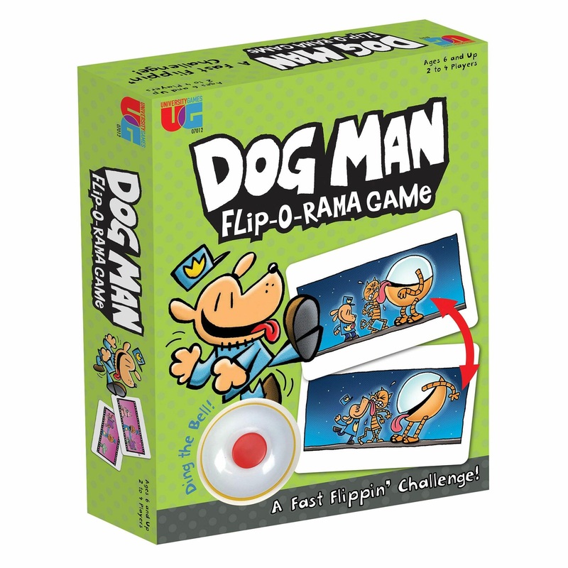 Dog Man Flip-o-Rama Card Matching Game