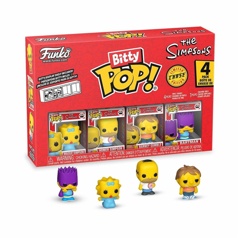 Funko POP! Bitty The Simpsons, 4-Pack, Series 3