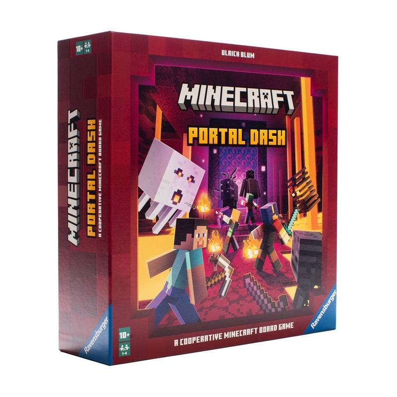 Minecraft: Portal Dash | Engaging Family Board Game for Kids and Adults