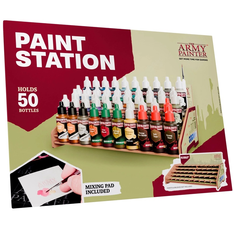 The Army Painter Paint Station | Holds 50 Bottles