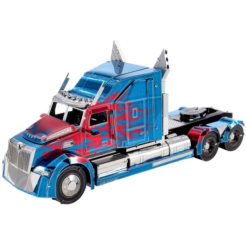 Transformers Optimus Prime Western Star 3D Metal Model Kit