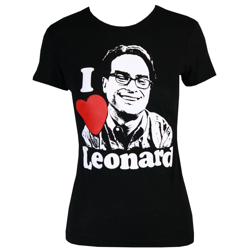 Big Bang Theory I Heart Leonard Juniors T-Shirt
