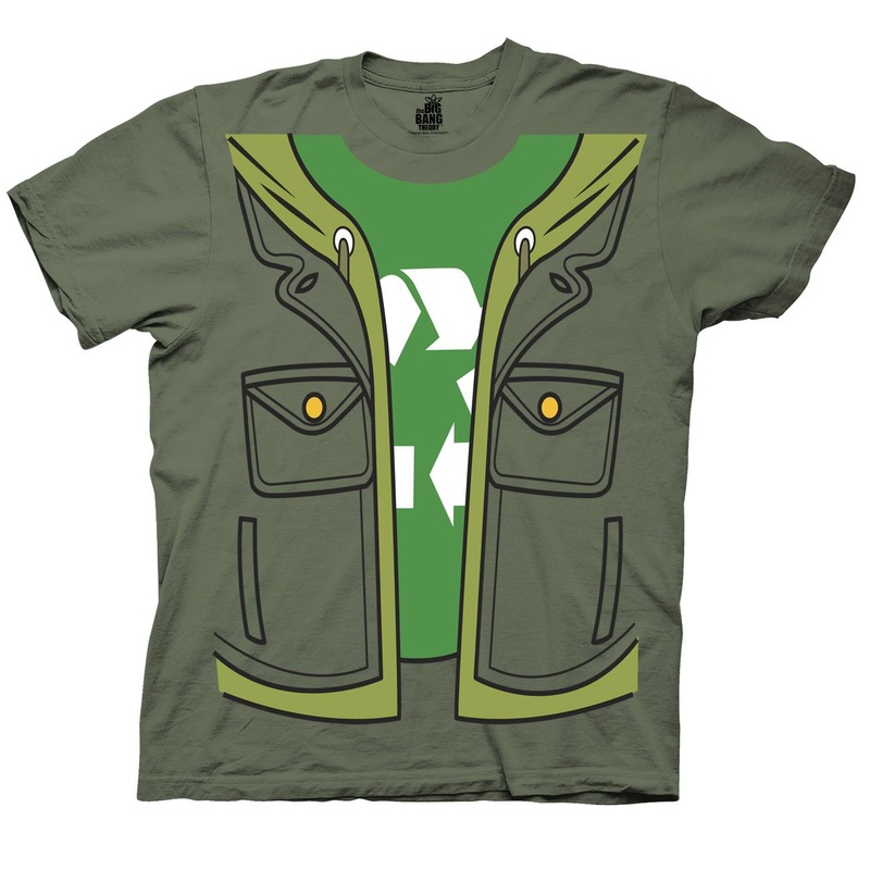 Big Bang Theory Leonard Trompe Loeil Costume T-Shirt
