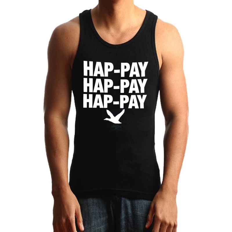 Changes Men's Duck Dynasty Hap-Pay Tank Top, Black