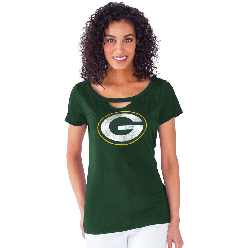 Green Bay Packers Women's Green Team Spirit Tee