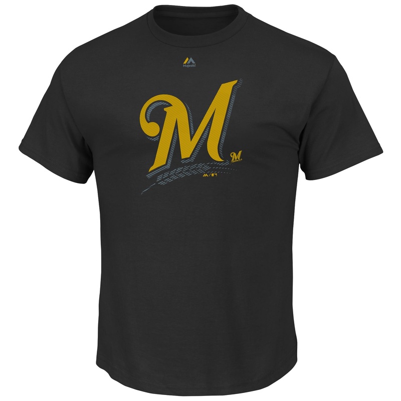 Milwaukee Brewers Superior Play Men's Black Shirt