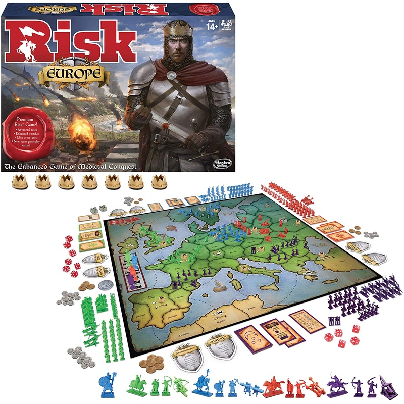 RISK: Europe Strategy Board Game | Medieval Conquest