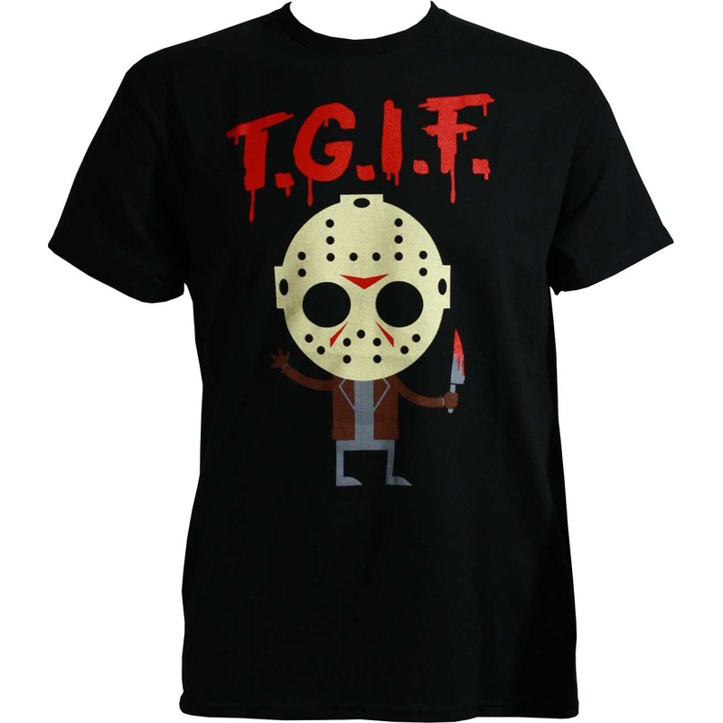 T.G.I.F the 13th Men's Black Shirt