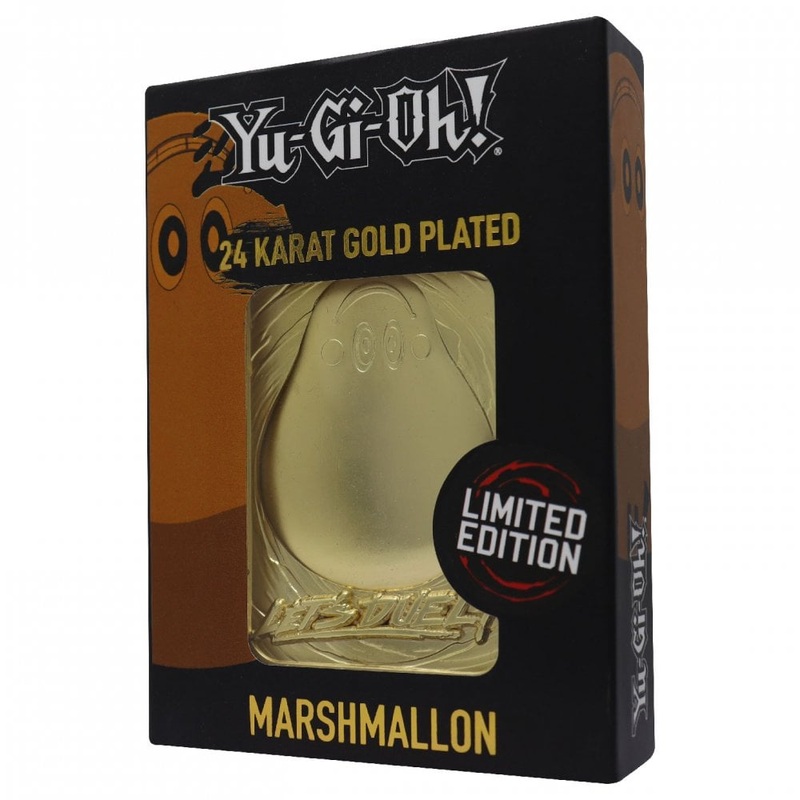 Yu-Gi-Oh! Marshmallow - 24 Karat Gold Plated Metal Card