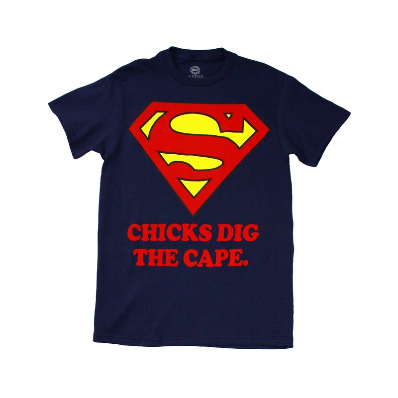 Changes Men's Superman Chicks Dig the Cape T-Shirt