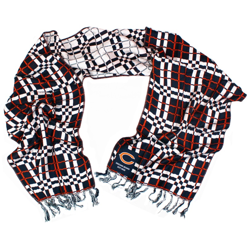 Chicago Bears Team Checkered Logo Scarf