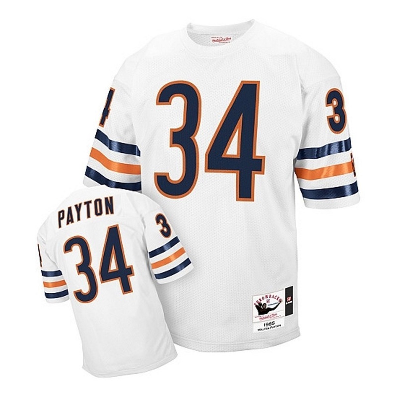 Chicago Bears Walter Payton #34 1985 Replica Jersey, White