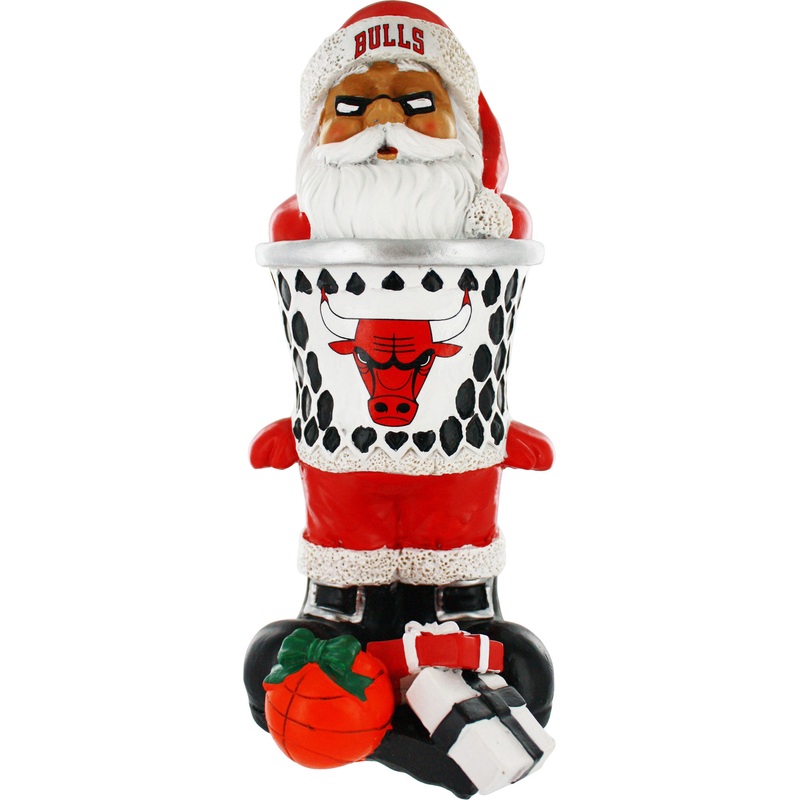 Chicago Bulls Thematic Santa Resin Statue