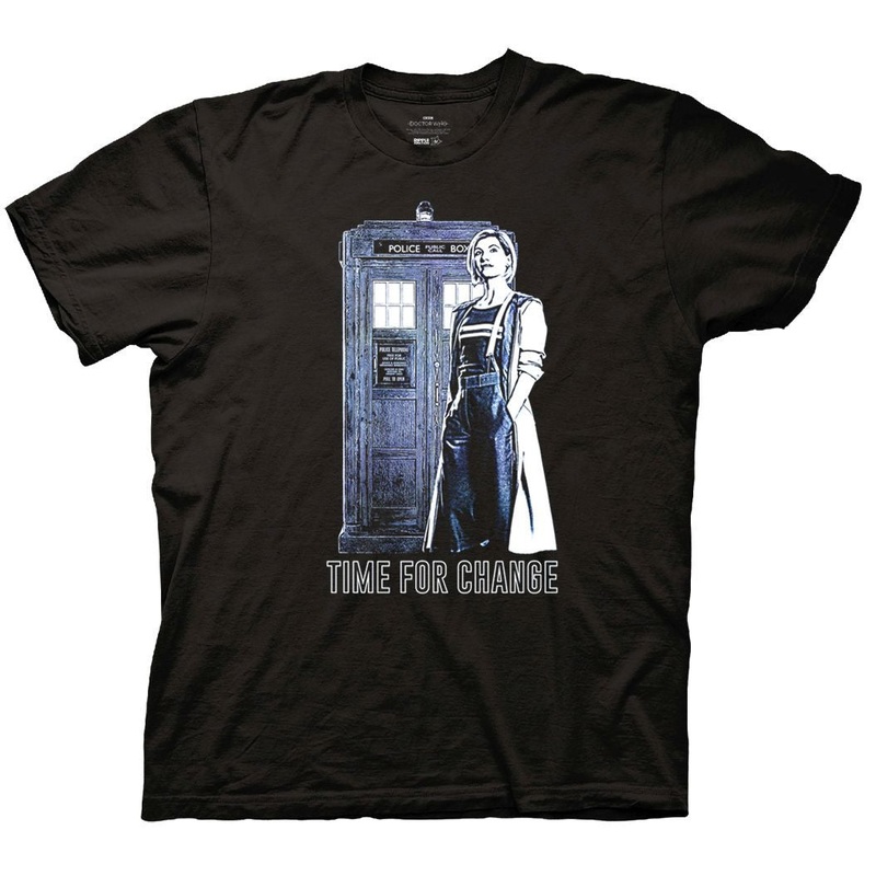 Doctor Who Time for Change Black Tee