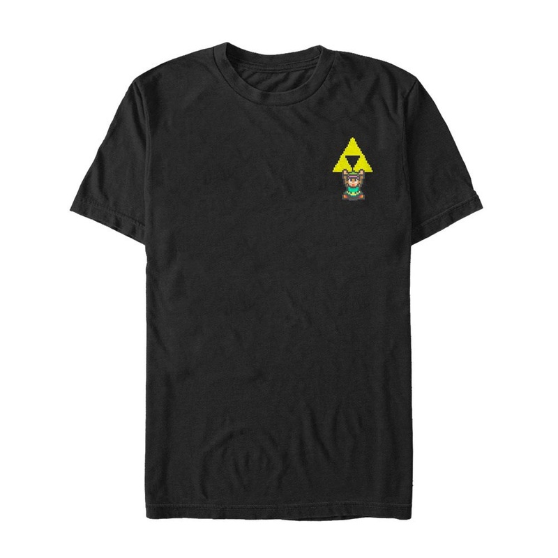 Legend of Zelda Link Holding Triforce Men's Shirt