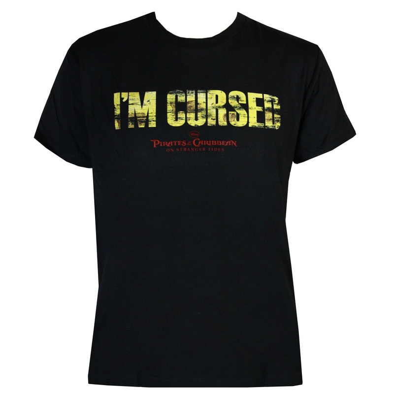 Pirates of The Caribbean On Stranger Tides I'm Cursed Slim Fit T-Shirt
