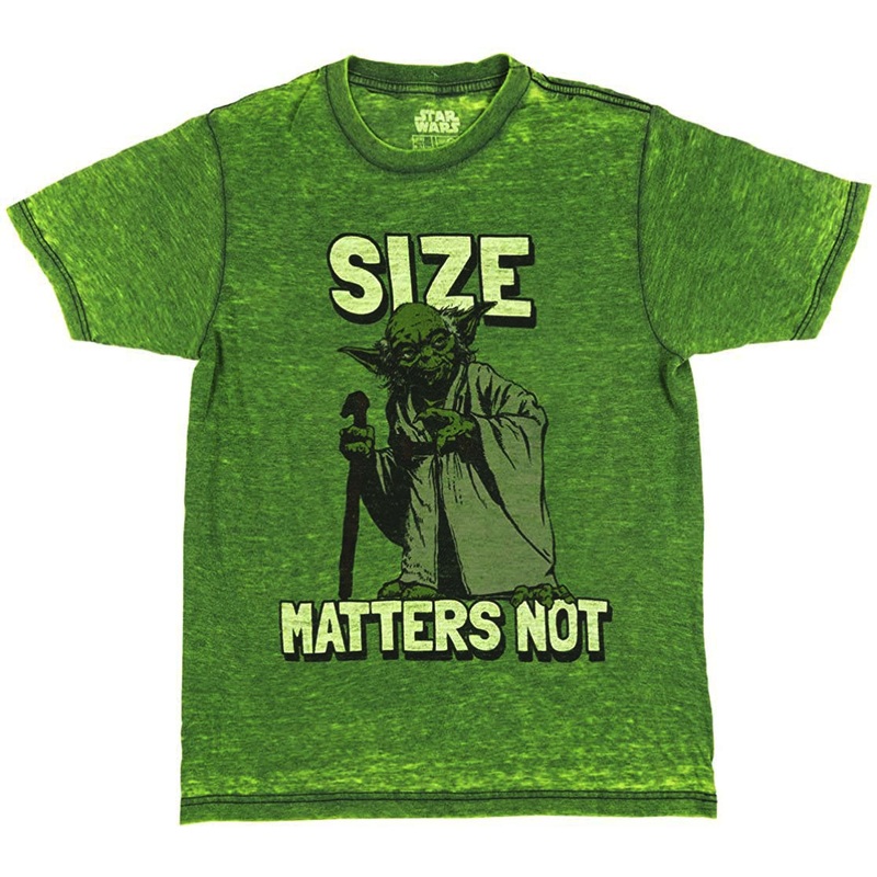 Star Wars Yoda Size Matters Not Men's T-Shirt