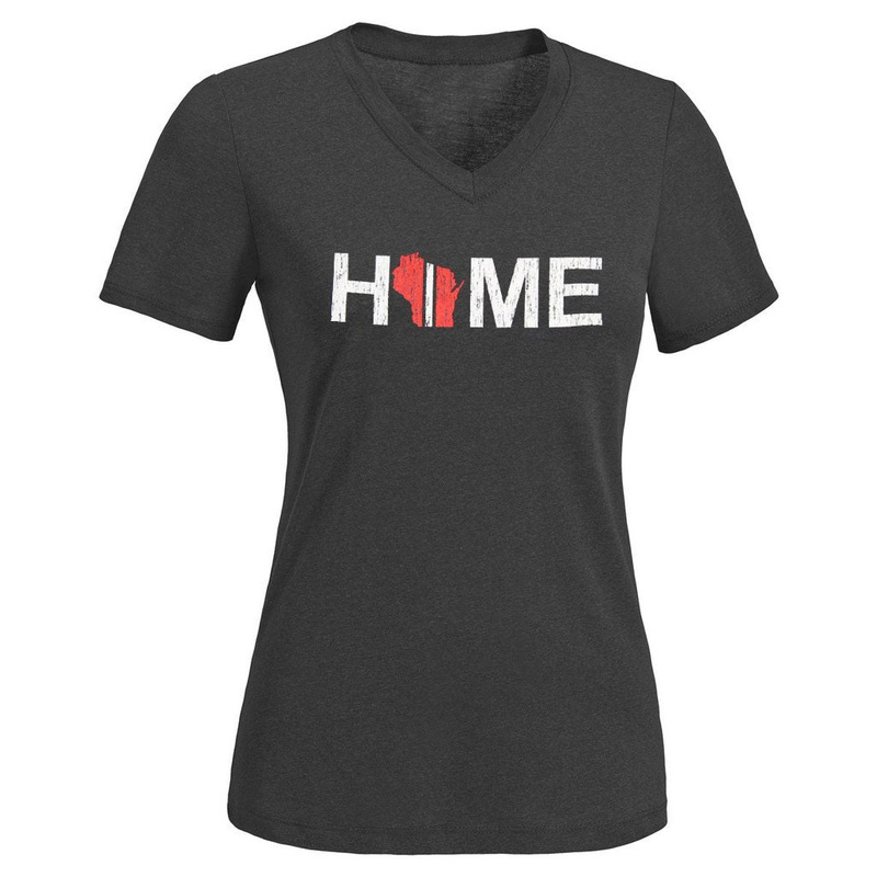 Wisconsin Badgers Home Women's Short Sleeve Tee