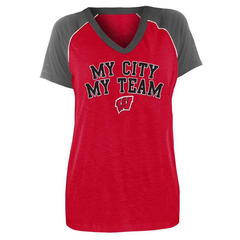 Wisconsin Badgers My City My Team Women's Tee