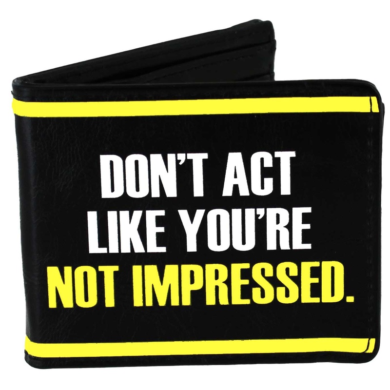 Anchorman Don't Act Like You're Not Impressed Bi-Fold Wallet