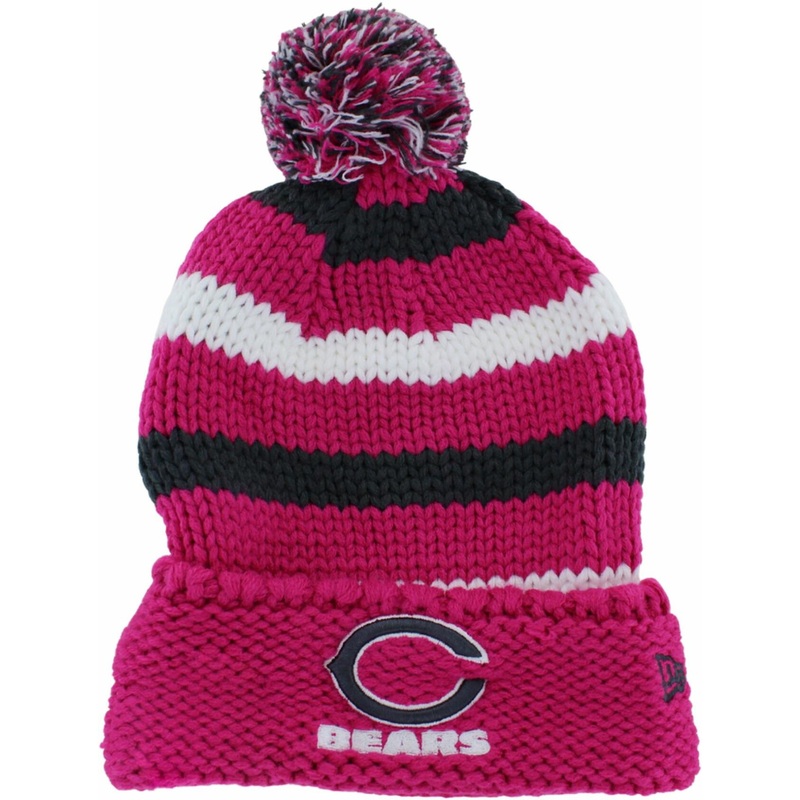 Chicago Bears Chunky Stripe Women's Knit Hat