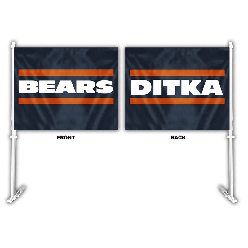 Mike Ditka Limited Edition Commemorative Car Flag