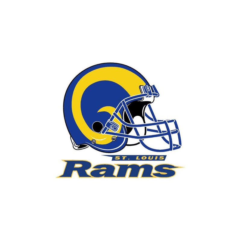 St. Louis Rams Team Logo Rub-On Stickers/Tattoos, 3 Pack