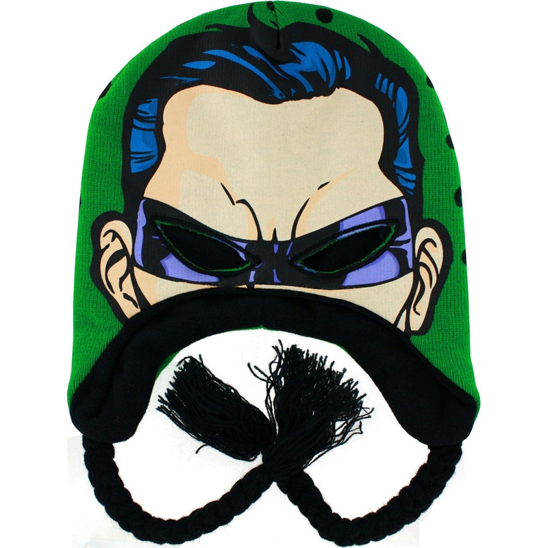 The Riddler Mask Peruvian Knit Hat