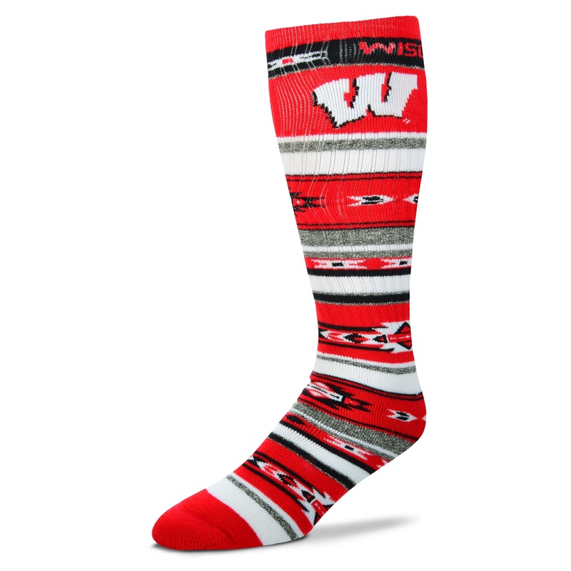 Wisconsin Badgers Tailgater Socks, One Size