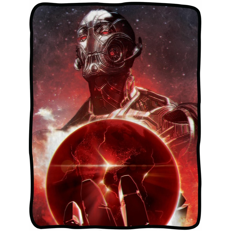 Avengers: Age Of Ultron Red Earth Fleece Throw Blanket