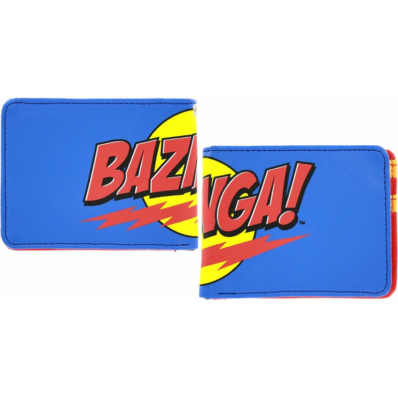Big Bang Theory Bazinga! Bi-fold Wallet, Blue