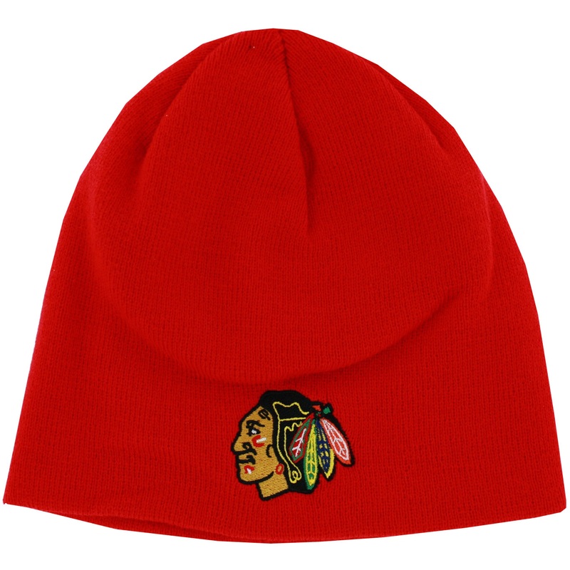 Chicago Blackhawks Red Beanie