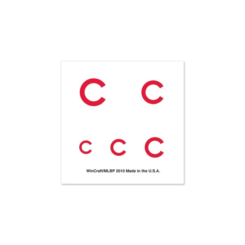 Chicago Cubs Official Logo Fingernail Tattoos