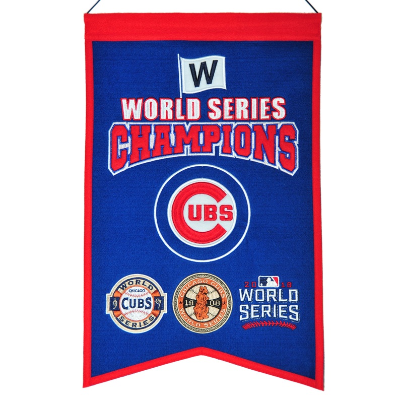 Chicago Cubs World Series Champions Cooperstown Collection 22" x 14" Banner