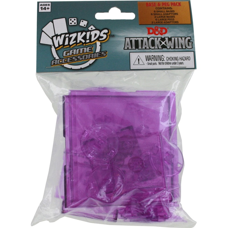 Dungeons & Dragons Attack Wing: Base and Peg Set - Purple