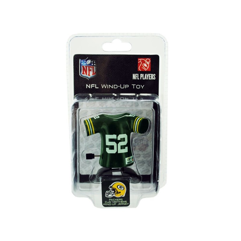 Green Bay Packers Clay Matthews Jersey Wind-Up Toy