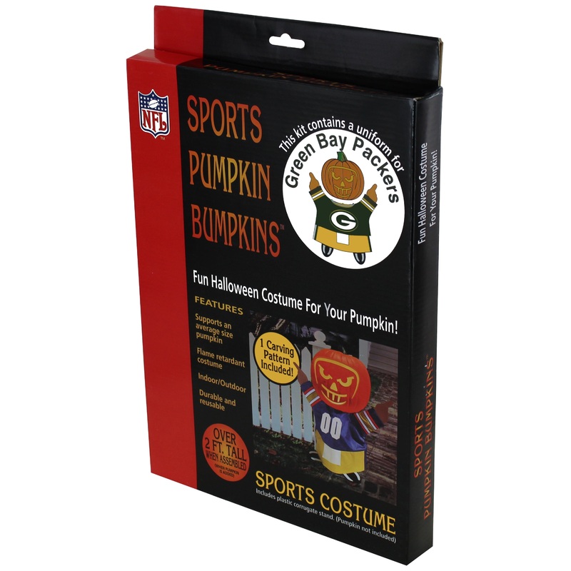 Green Bay Packers Halloween Pumpkin Bumpkin Uniform Costume