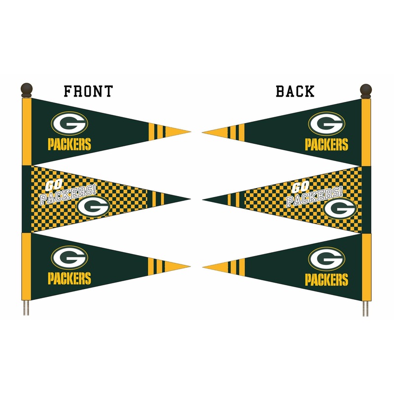 Green Bay Packers Pennant Windspinner