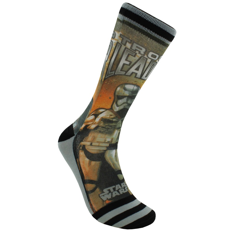 Star Wars Captain Phasma Photoreal Crew Socks