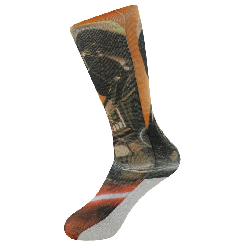 Star Wars Darth Vader Photoreal Crew Socks
