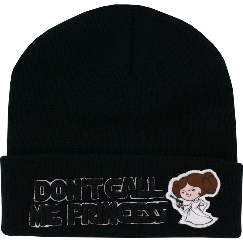 Star Wars Don't Call Me Princess Girls Knit Hat