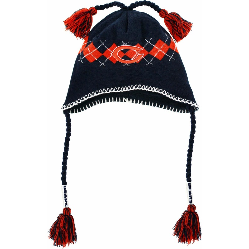 Chicago Bears Tassle-Gyle Knit Cap