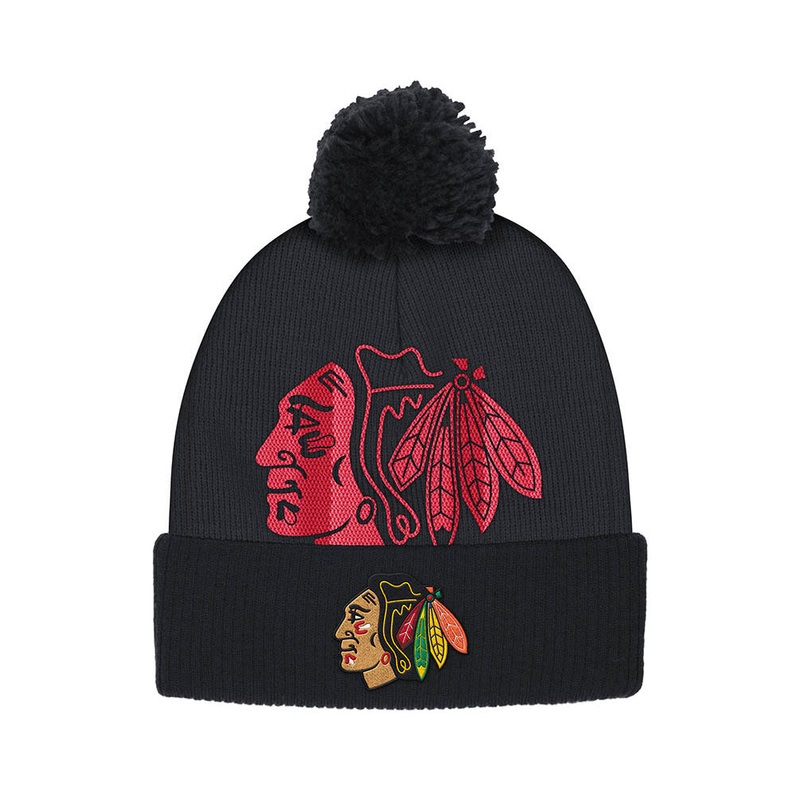 Chicago Blackhawks Women's Cuffed Knit Hat