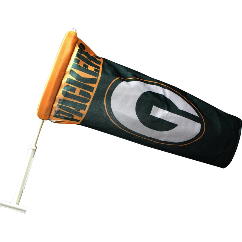 Green Bay Packers Auto Windsock Car Flag