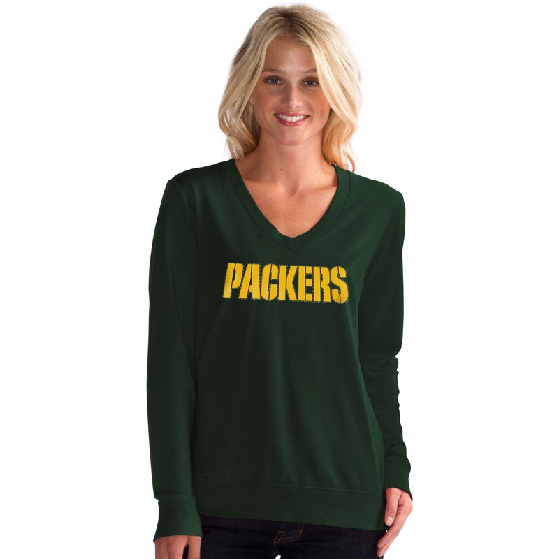 Green Bay Packers Women's Green Long Sleeve Shirt