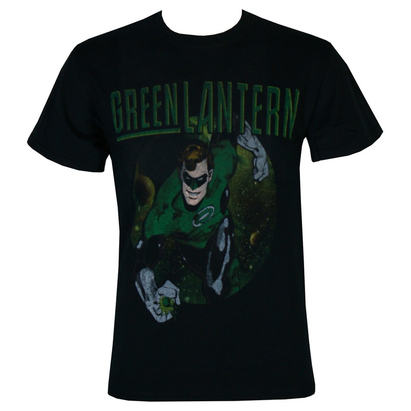 Green Lantern Running in Space T-Shirt